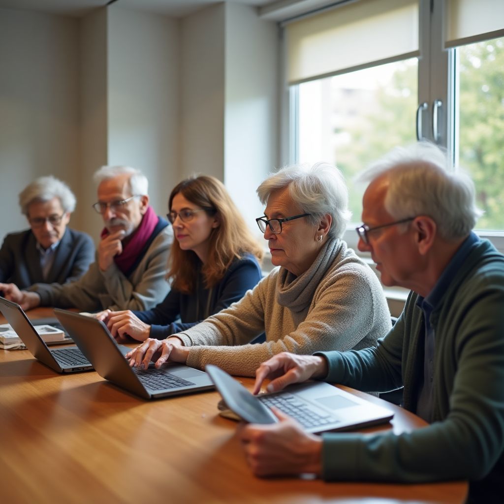 Workshop di formazione digitale per anziani